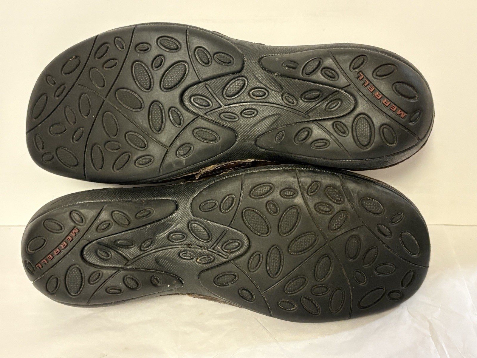 Merrell Brio Saddle Women’s Size 7.5 Brown Leather Mary Jane Wedge Shoes
