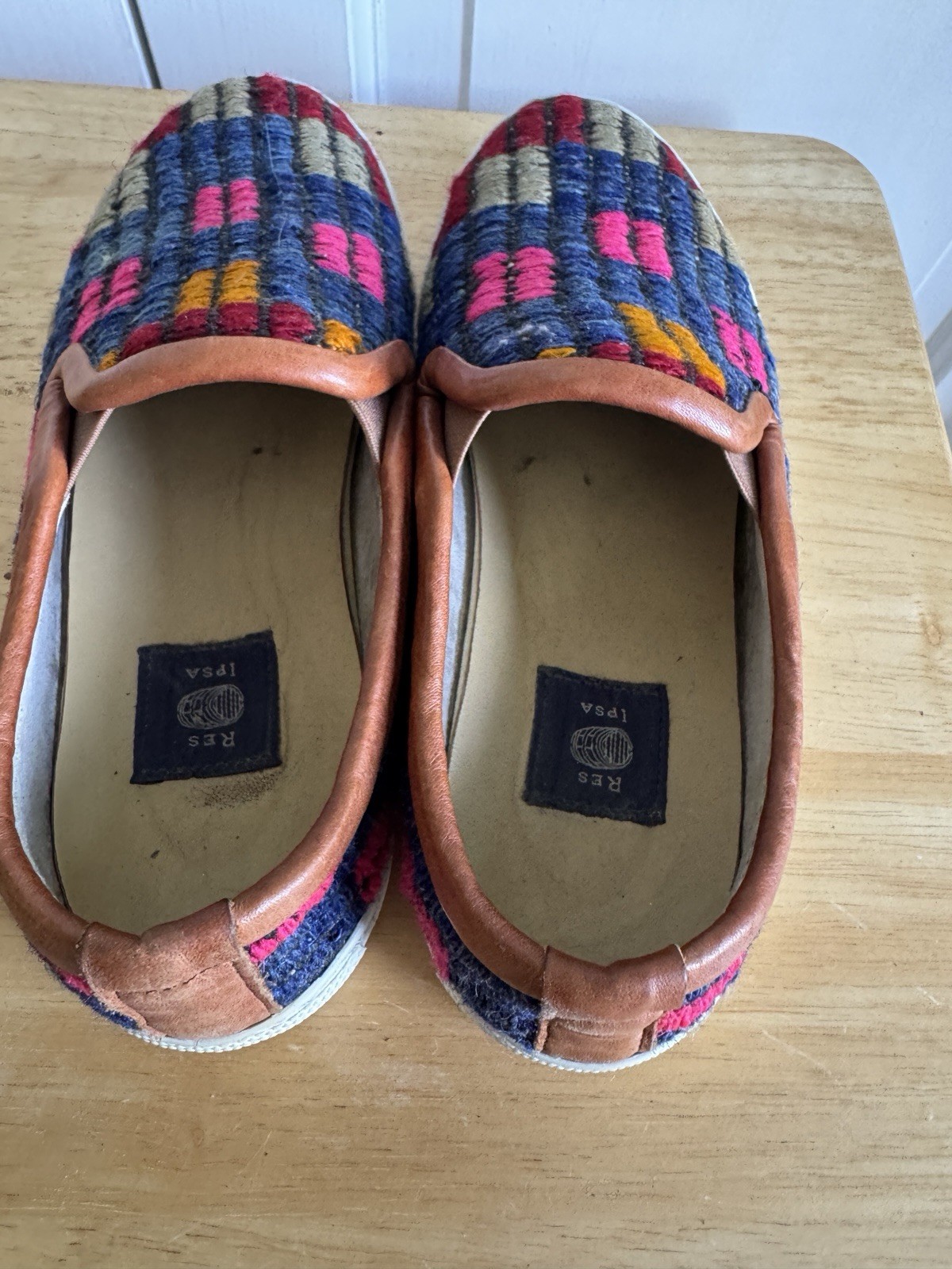 Res Ipsa 7 Kilim Sneakers Colorful Geometric Slip-On Multi Color Womens