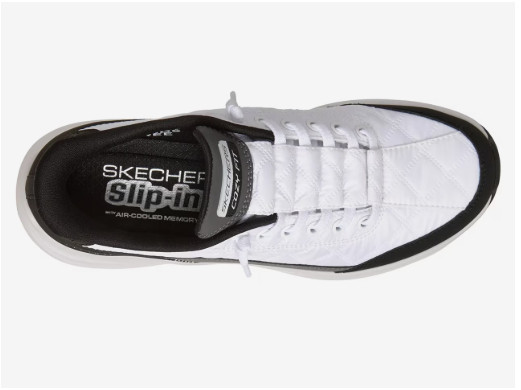 Skechers Slip-ins Contour Foam Cozy Fit Slip-On Sneaker – Women’s White/Black
