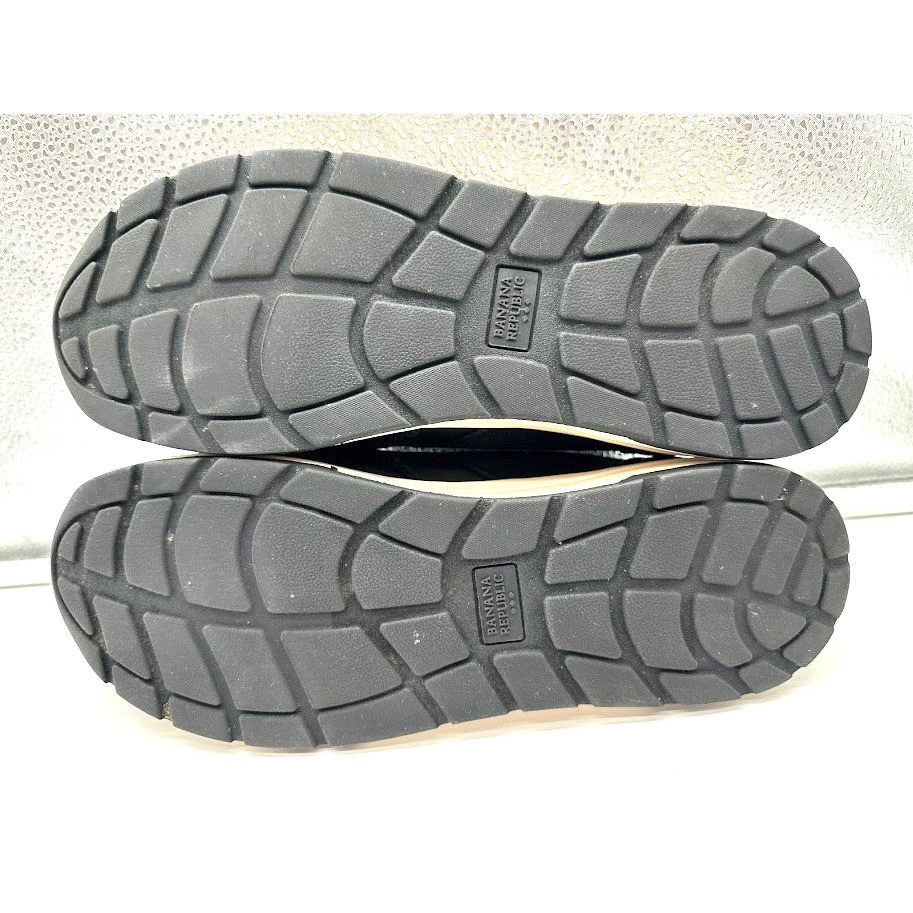 Banana Republic Sustainable Knit Sneakers Black Womens Size 10 807006-01 FA22