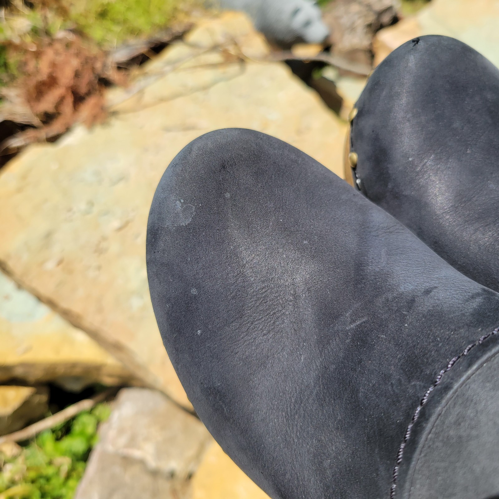 Dansko Delle Suede Slingback Platform Clogs Black Studded 38 8.5-9