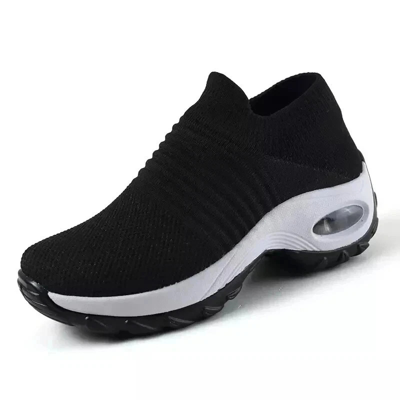 Women Orthopedic Walking Shoes Slip On Arch Support Comfort Sneakers Breathable