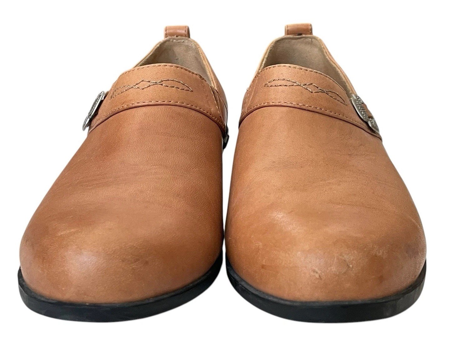 Ariat Sport Clogs Bootie Leather Desert Tan Slip On Boots Shoes 52321 sz 9 B
