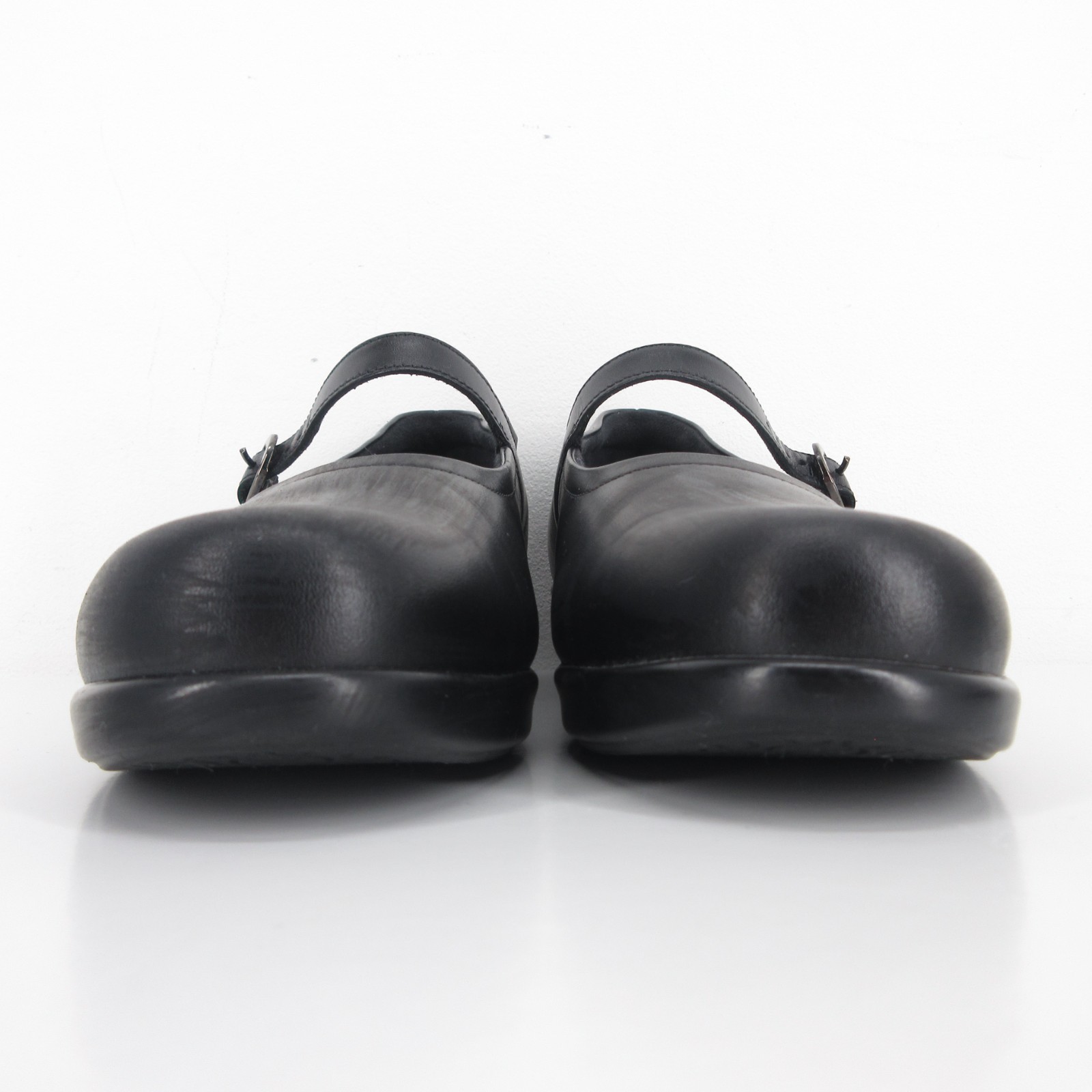 SAS Maria Mary Jane Loafers Slim Shoes Womens Size 10 S Black Leather Orthotic