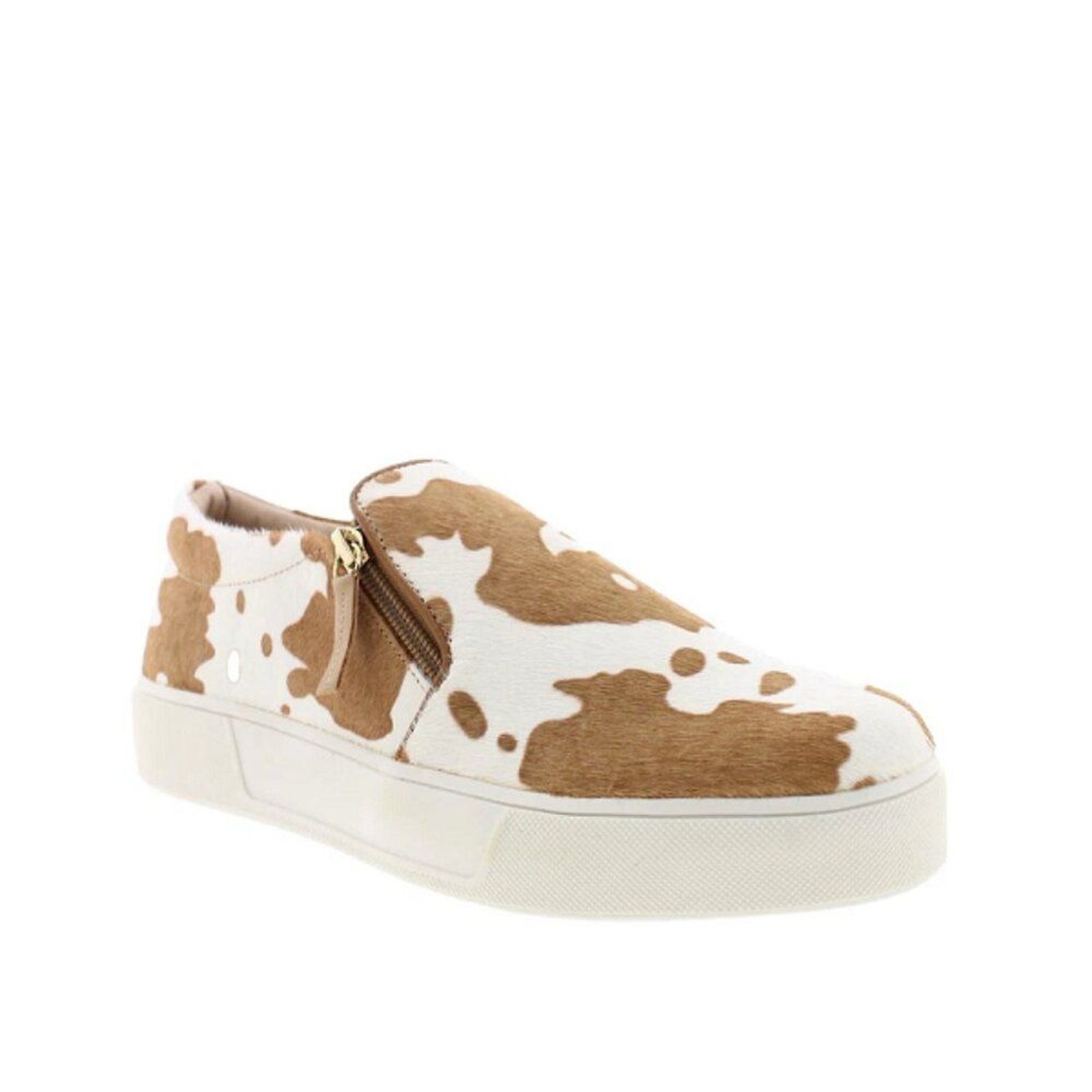 Very Volatile Womens Roxbury Leather Pony Hair Sneaker Loafer Size 7.5 New w/Box