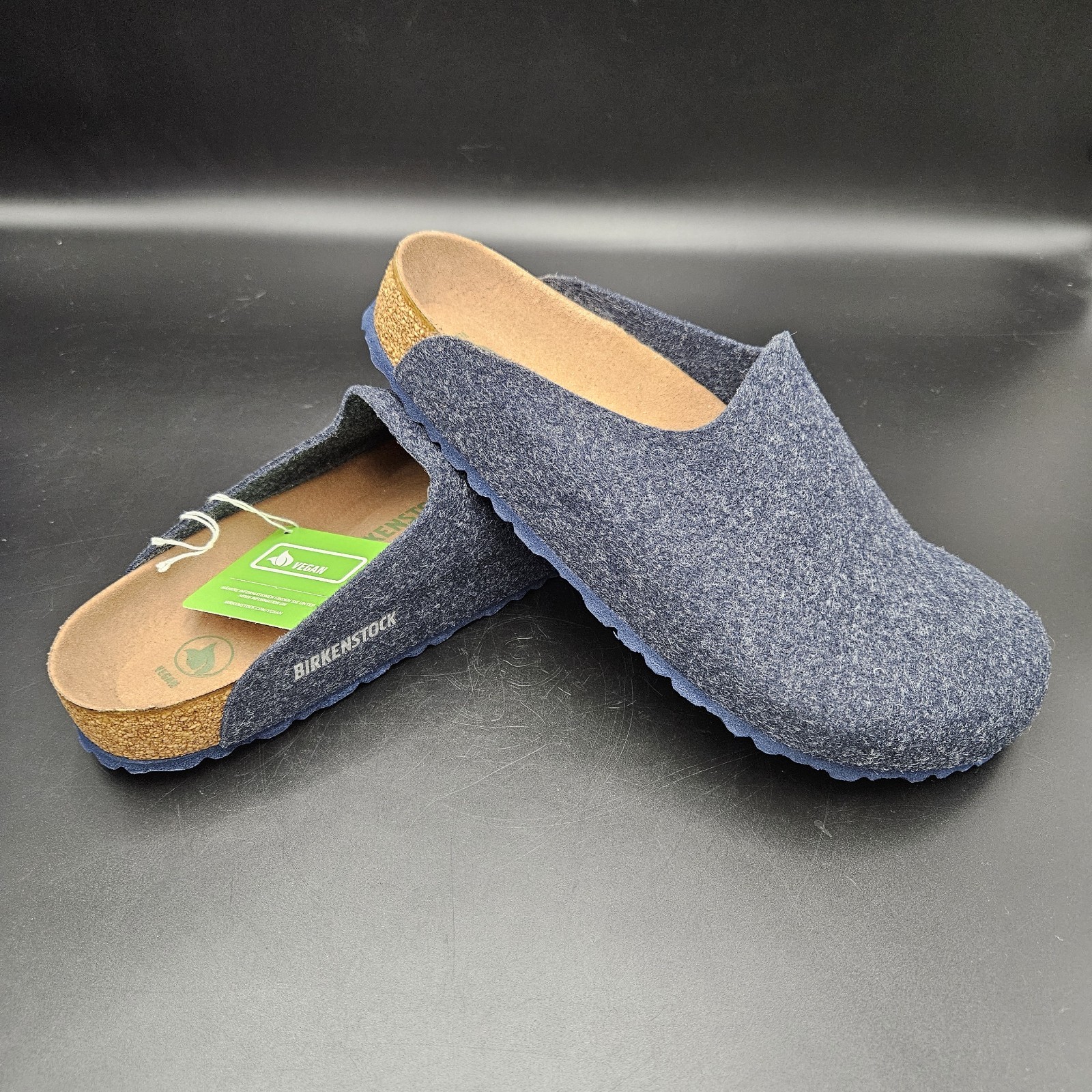 BIRKENSTOCK Amsterdam BS Clog Slipper Unisex Size US M8/W10 Navy, Regular Width