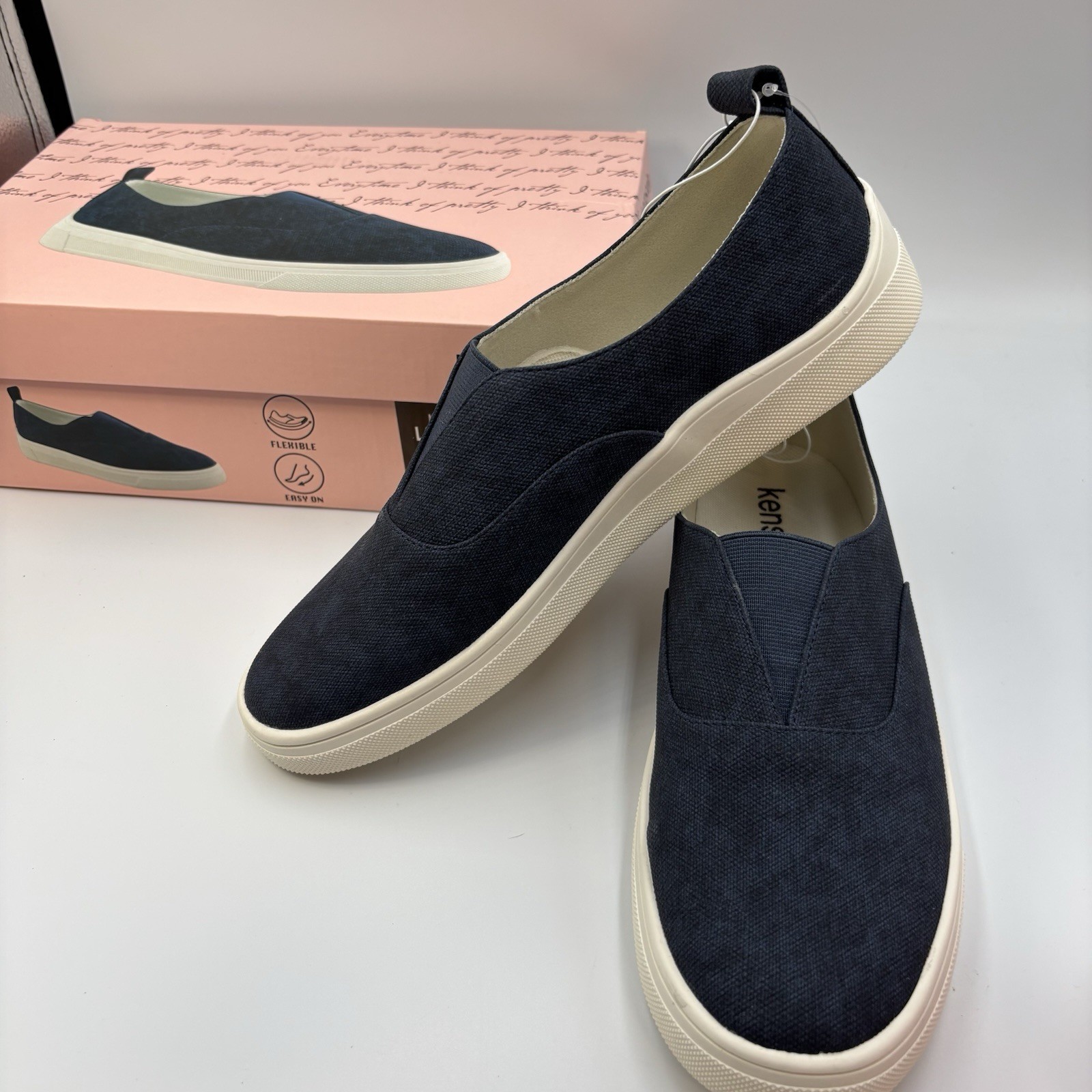 Kensie Women’s Size 9 Navy Slip On Shoes