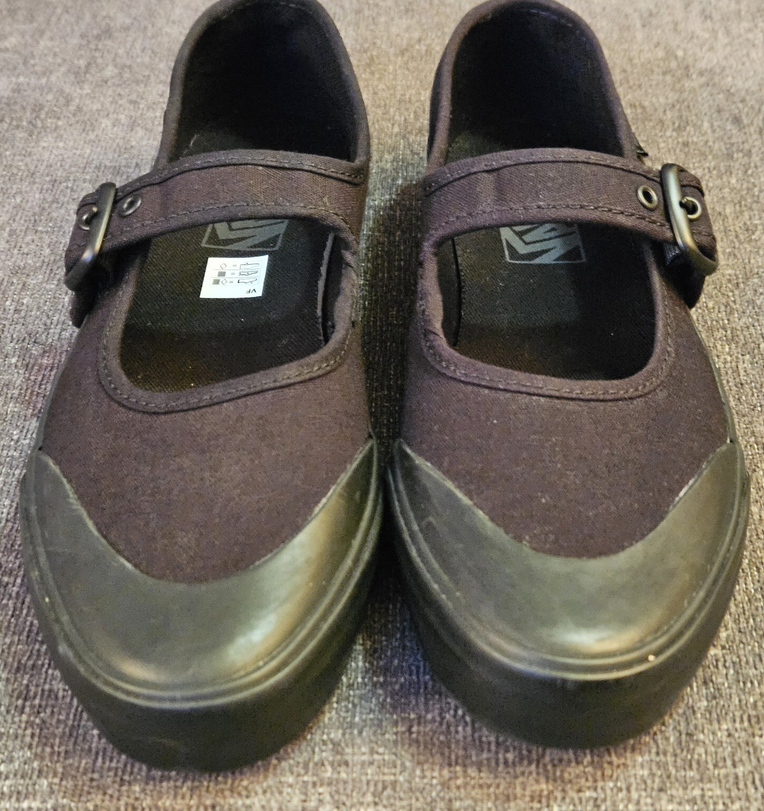 ​Vans Mary Jane Black Canvas Shoes Women’s 8 Men’s 6.5 VN000CRR6BT Triple Black
