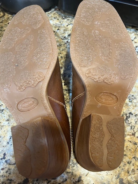 Dr Scholl’s Memory Fit Comfort Slip On Cowboy Western ROUND UP Design Size 7.5 M