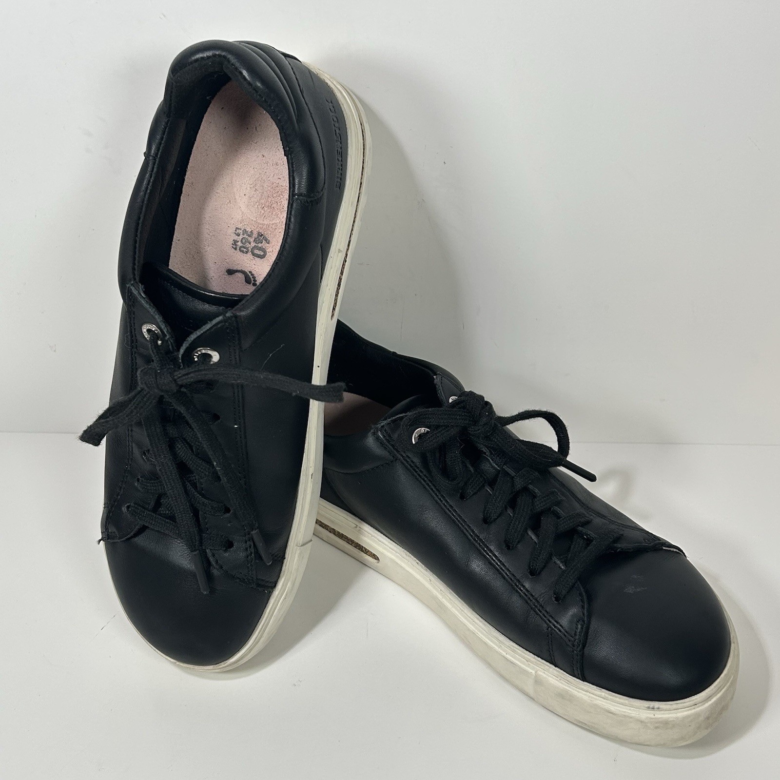Birkenstock Bend Low Shoes Unisex 40 L9 M7 Narrow Comfort Sneaker Black Leather
