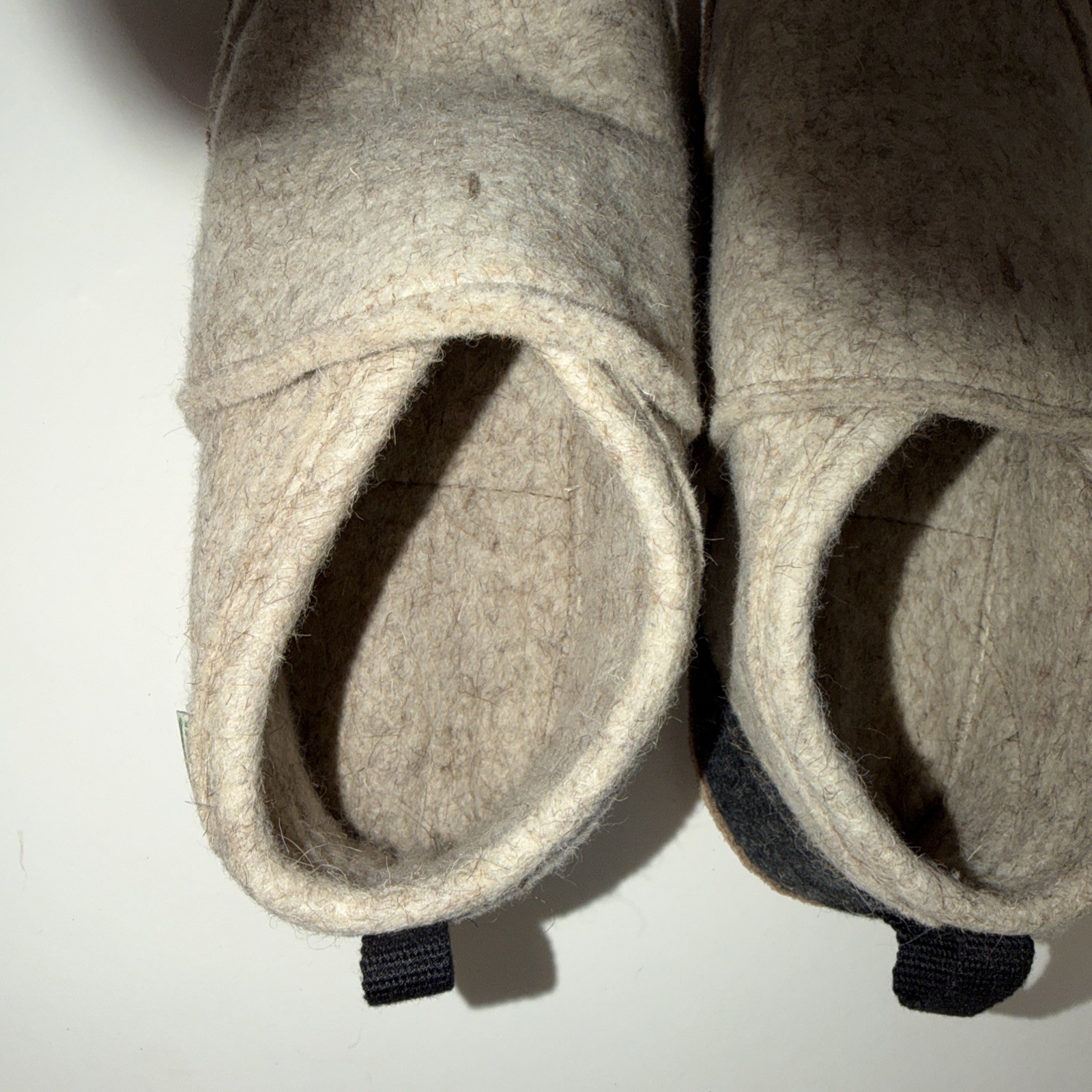 Kyrgies Tengries Slippers Eu 45 W 12.5 M 11-11.5 Felted Wool Gray House Shoes