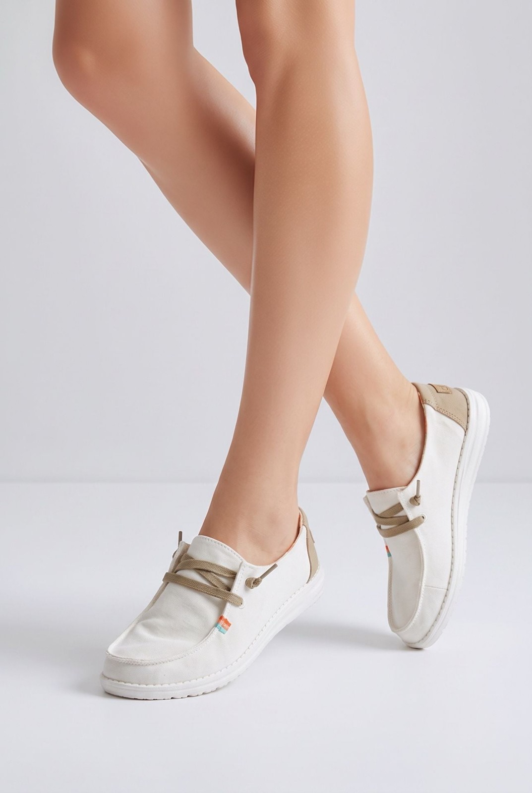 Hey Dude Wendy Rodeo Aztec White Women’s Slip-On Shoes