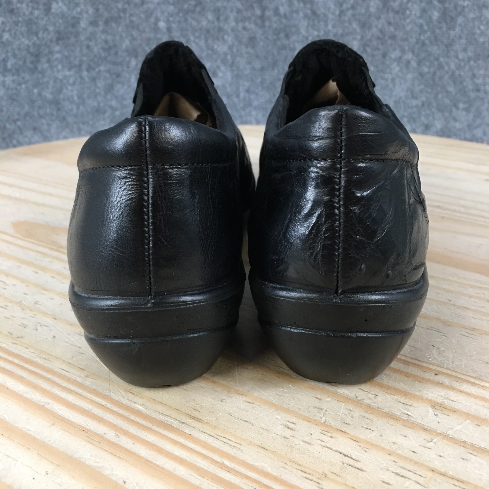 Romika Cassie 24 Shoes Womens 37 Loafer Slip On Casual Comfort Low Top Black NEW