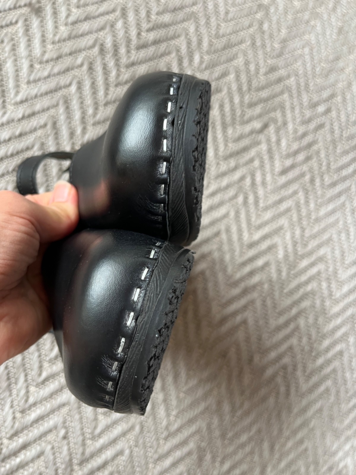 VERKA Clogs LIVLIG Swedish Comfort Clogs Size 41 US 10-10.5 Leather BLACKBERRY