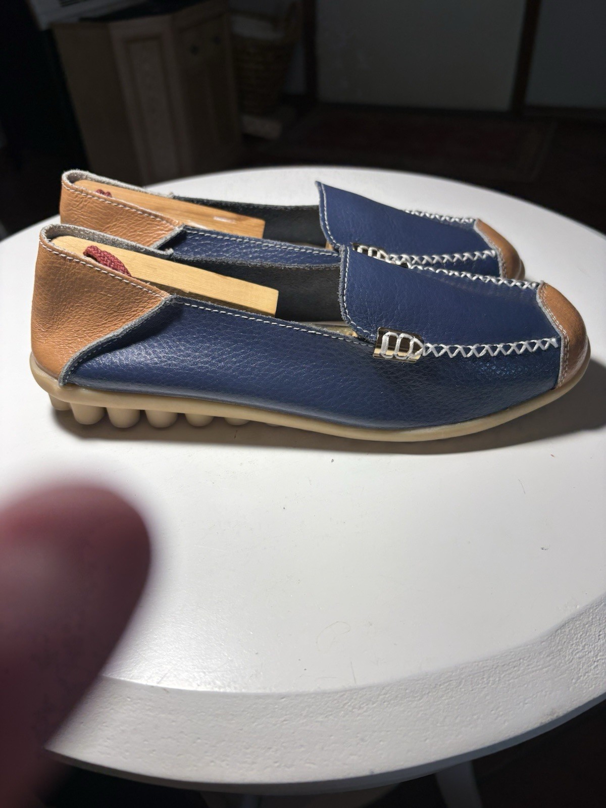 Venus Celia Shoes Womens 40 US 8.5 Boat Loafer Leather Comfort Walking Driving