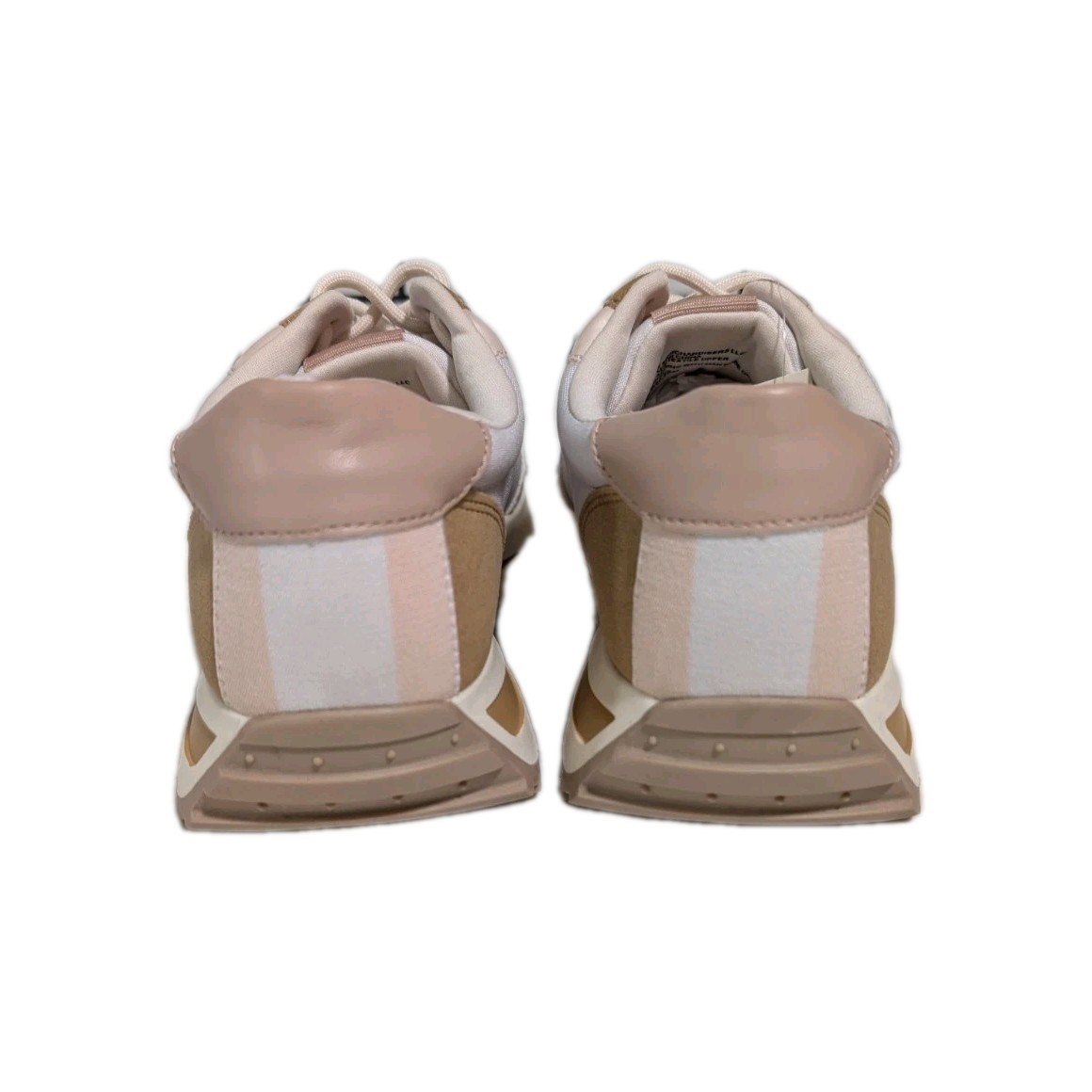 SM New York Woman`s 8.5 Carmen Natural Platform Sneaker Lace Up Shoes Casual NEW