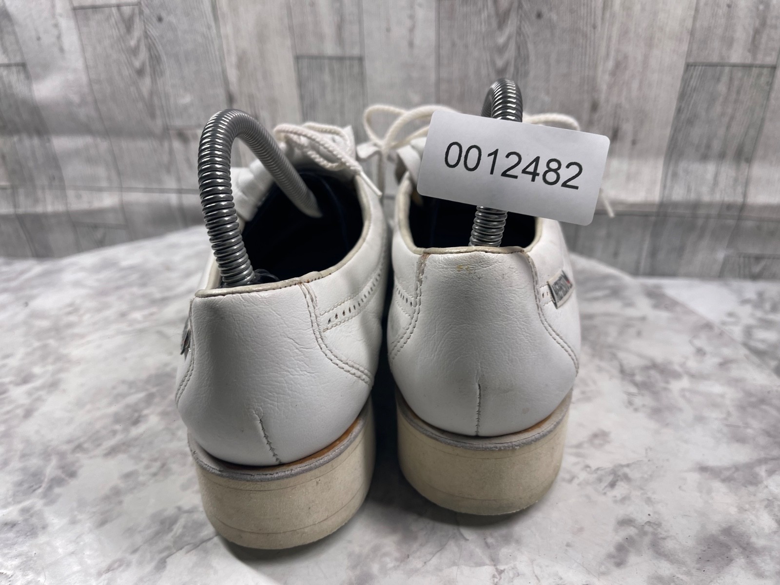 Mephisto Golf Shoes Women 8.5M Air-Relax Shoes White Leather Wingtips Kiltie