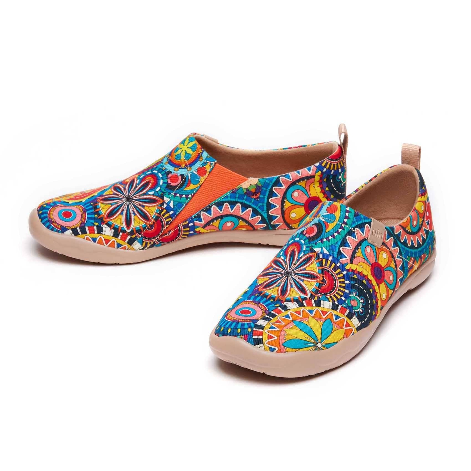 Women Size 5-11 UIN Slip On Shoes Canvas Comfortable Loafers “Blossom”