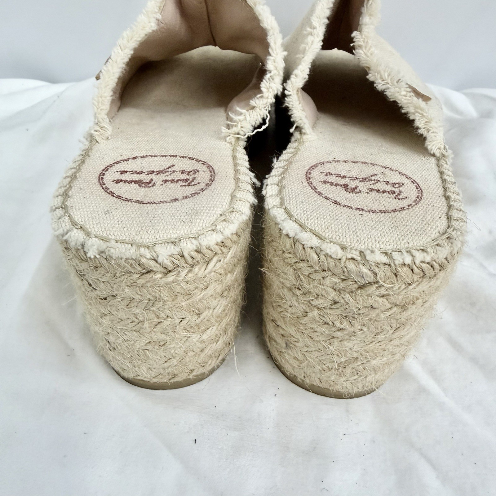 Toni Pons Canvas Espadrille Wedge Mule Slides Women’s EU 40 Made in Spain