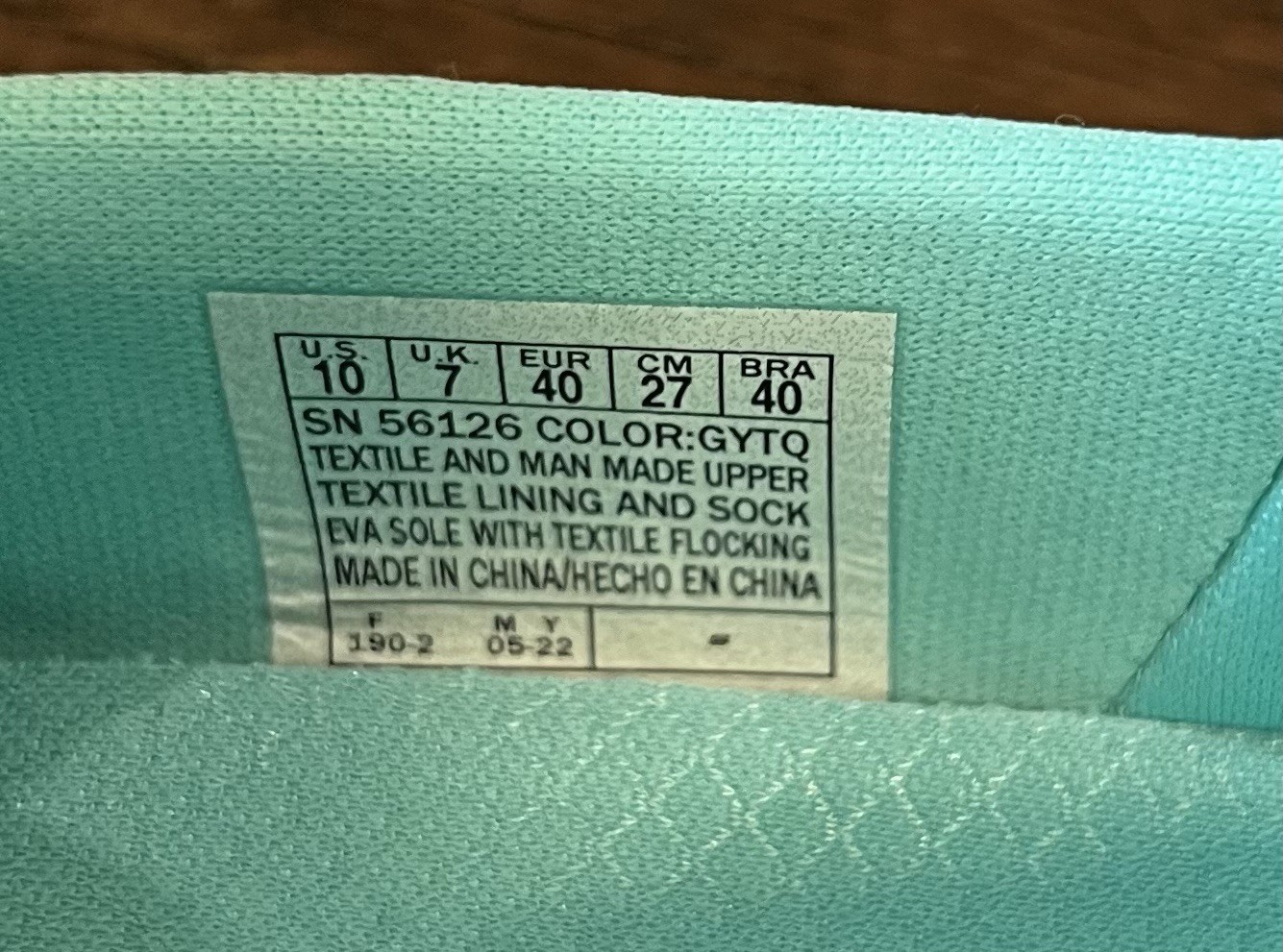 Skechers Women’s Arch Comfort Athletic Slip On Shoe Gray Teal 56126 Size 10