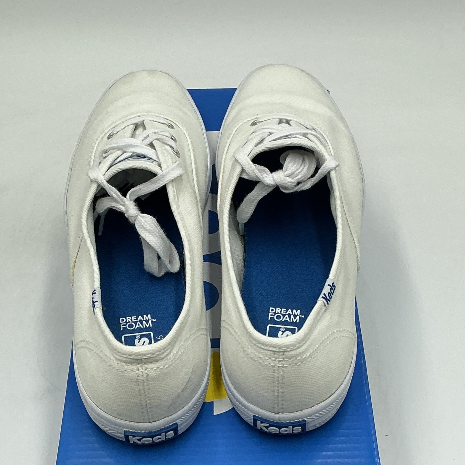 Keds Champion Sneakers Womens US 7.5S White Canvas Low Top Casual Shoes Ebay2104