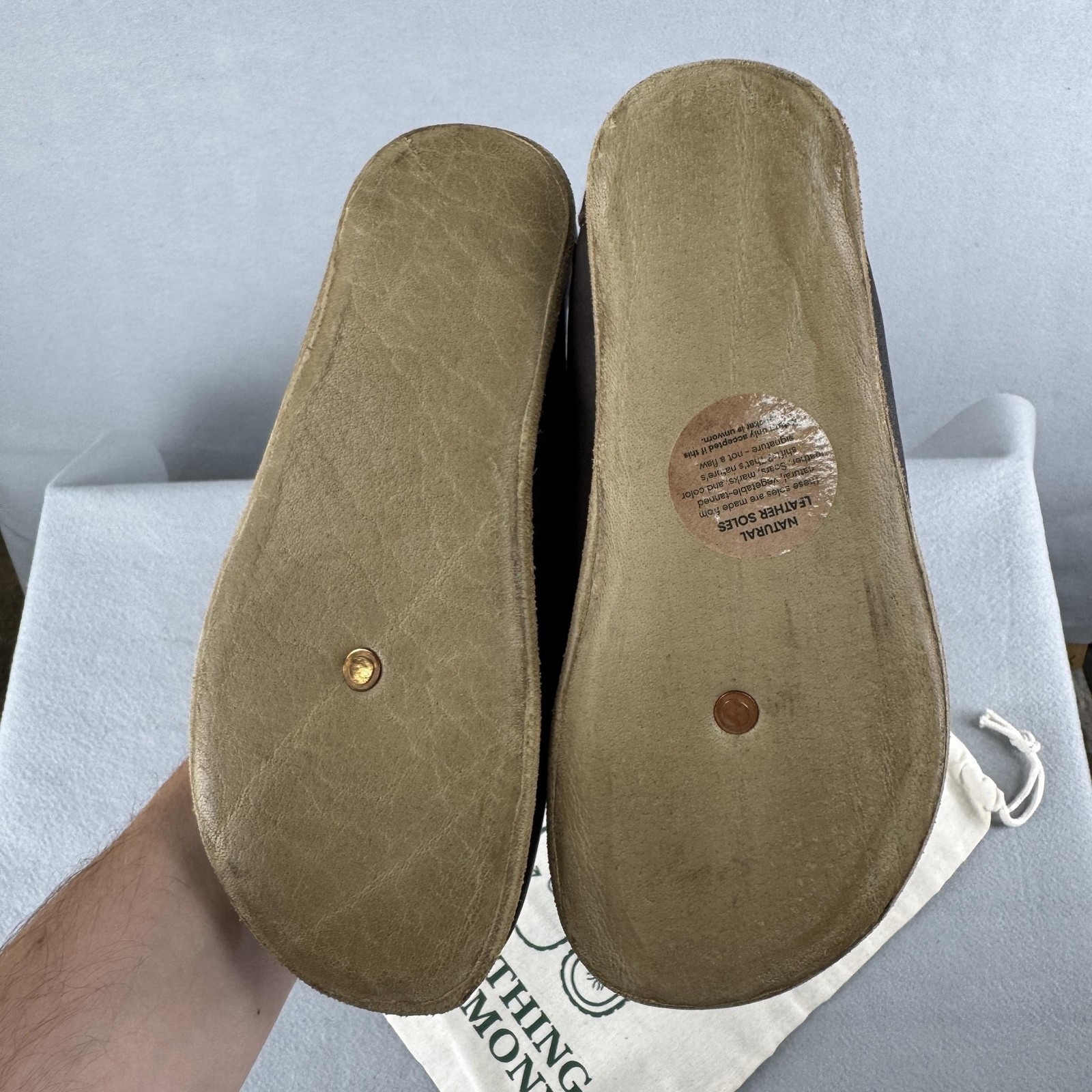 Earthing Harmony Shoes Womens 36 Brown Leather Ballet Flats Barefoot Grounding