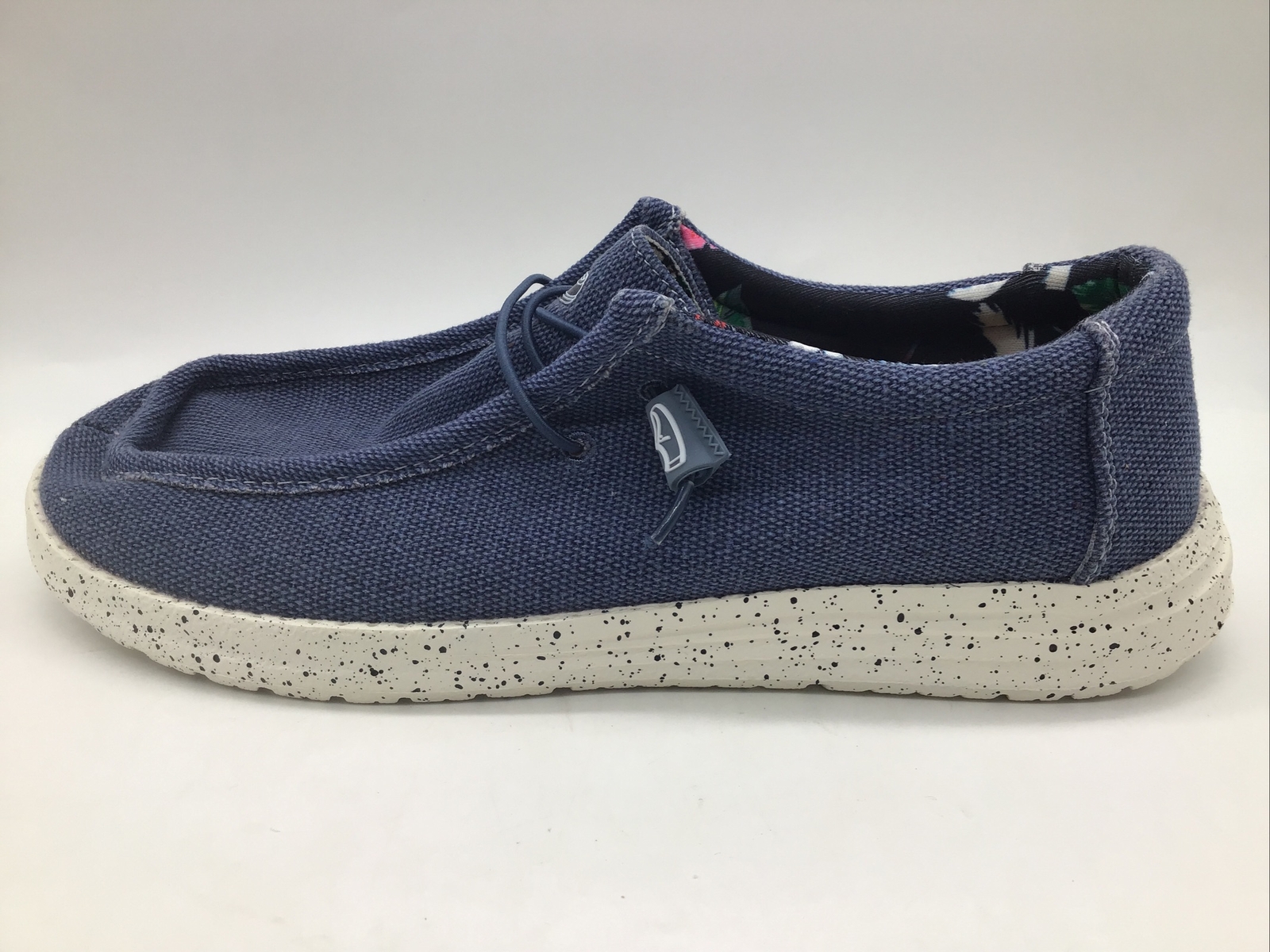 Women’s Blue Casual Canvas Slip On, Air Mesh Comfortable Loafers Sz. 11M