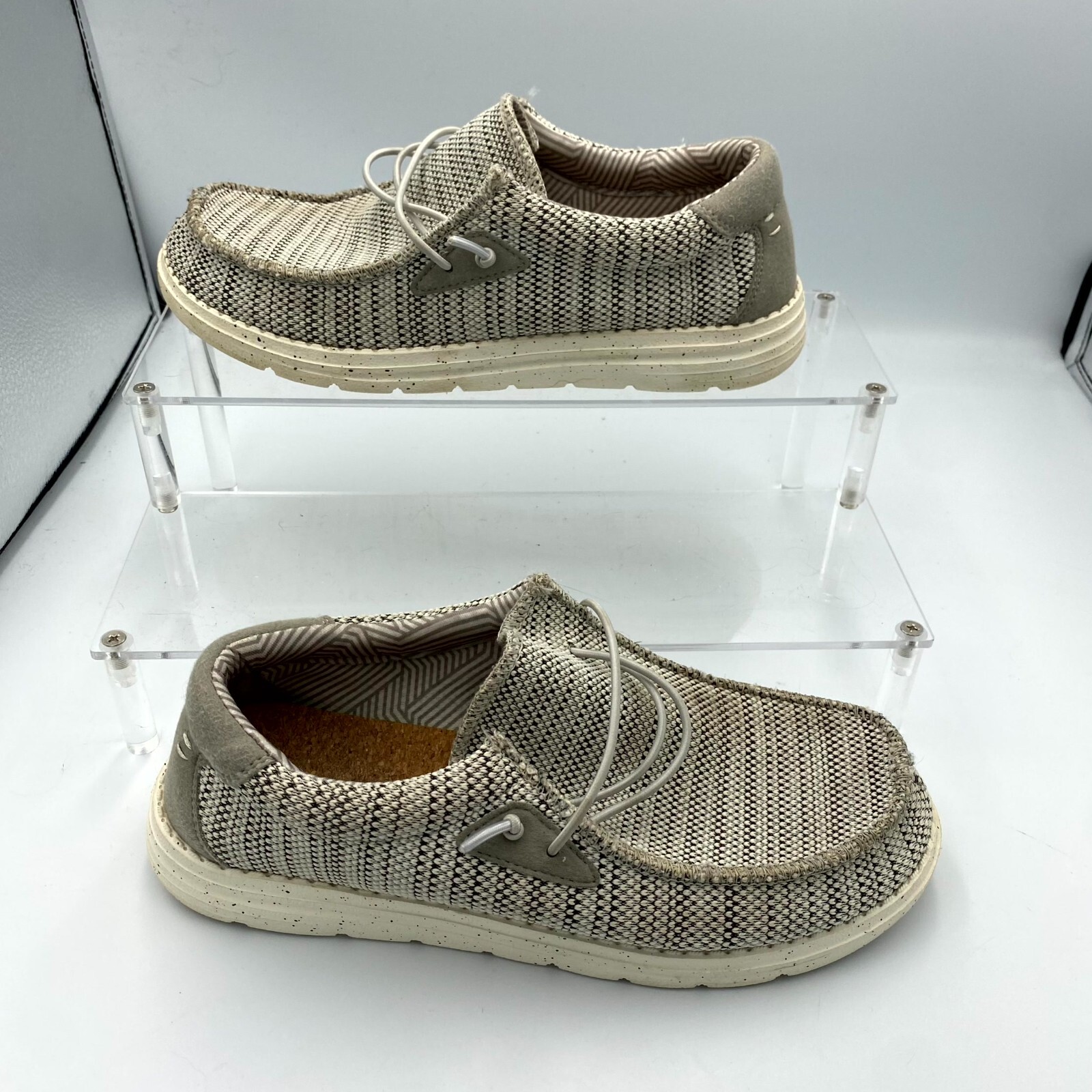 Bruno Marc BLS211 Women’s Loafers Sz 6.5 Casual Gray Lightweight Slip-On Shoes