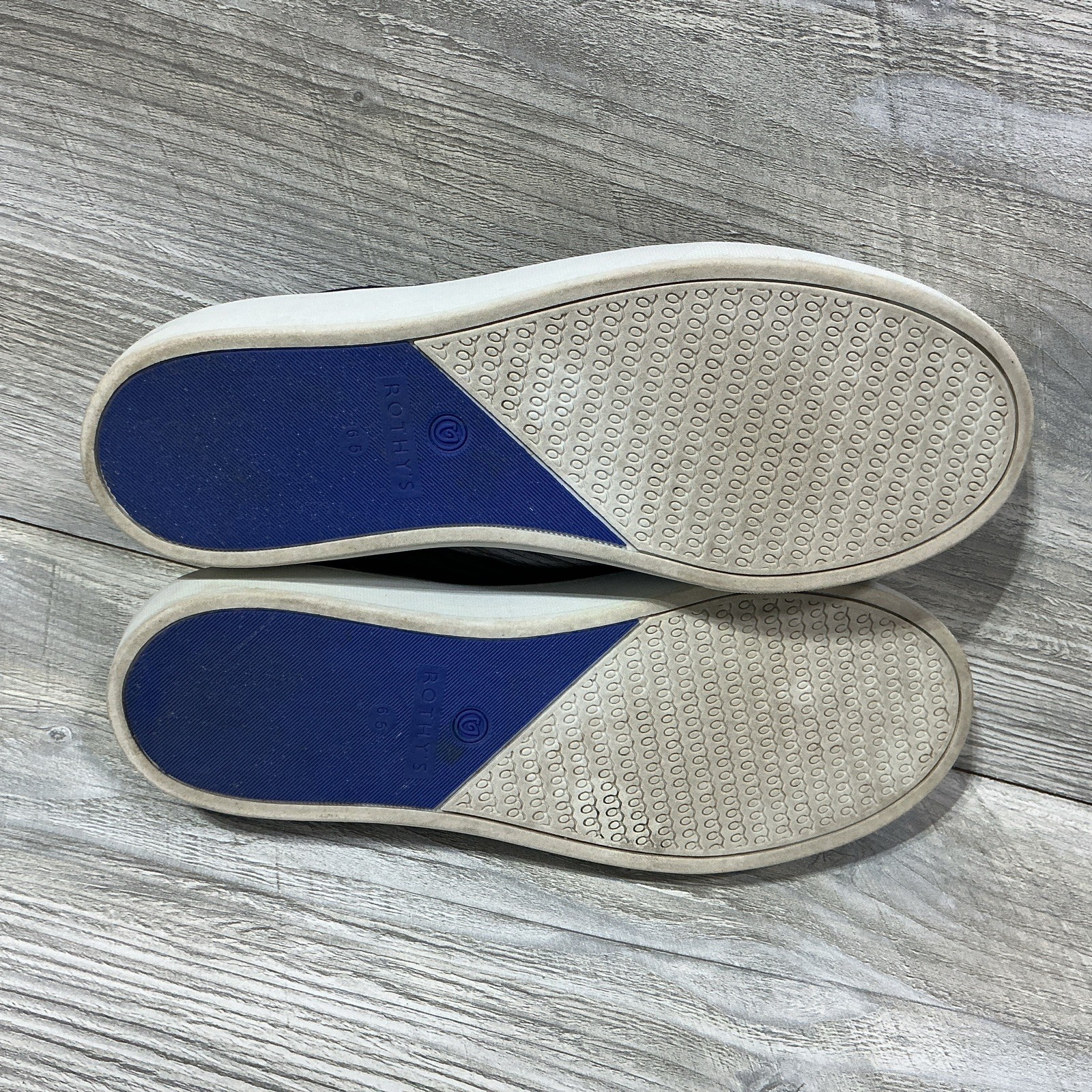 Rothy’s The Original Slip On Sneaker Women’s Casual Shoe Navy Blue Size 6.5