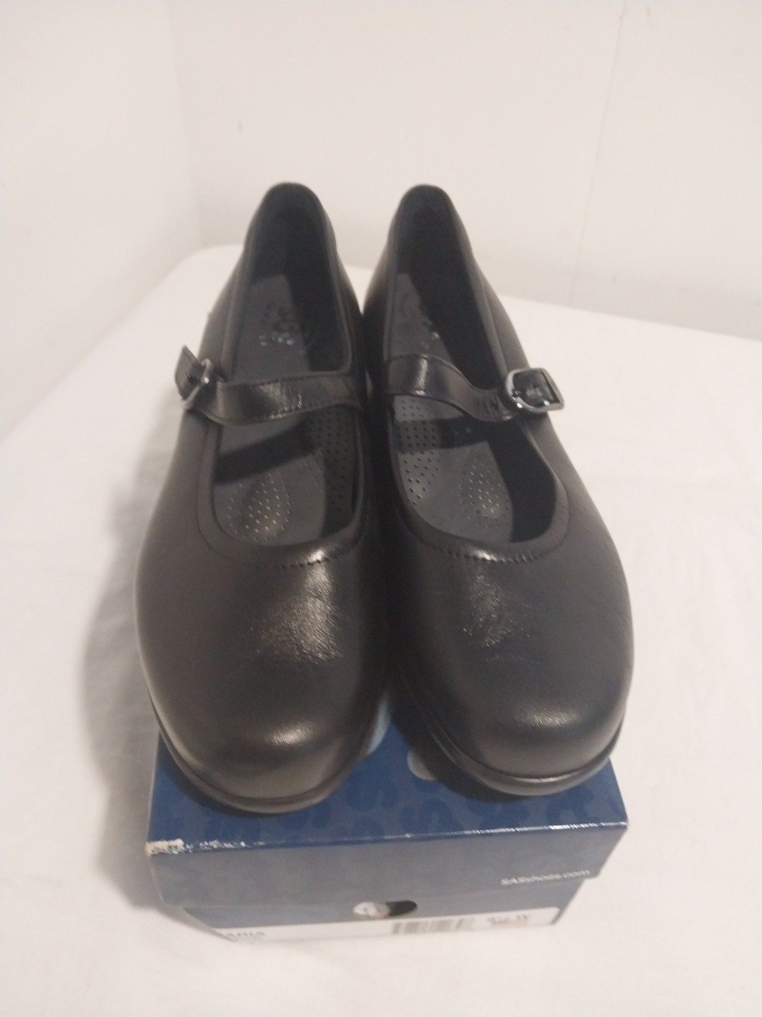SAS Women’s Maria Mary Jane Black Leather Shoes Tripad Comfort Size 8.5W. New