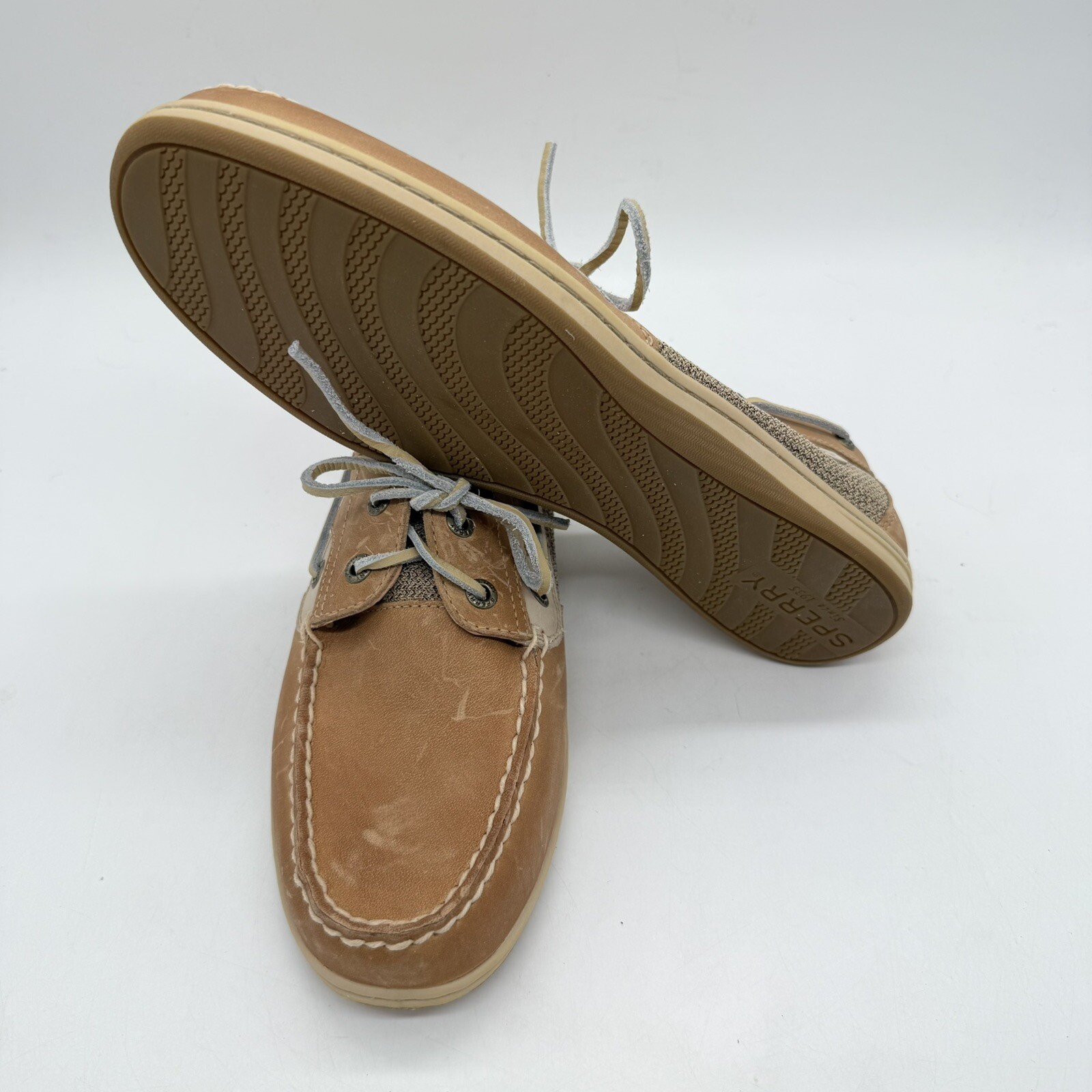 Sperry Women’s Koifish Linen Oats Boat Shoes – Size US 9.5 – STS95589
