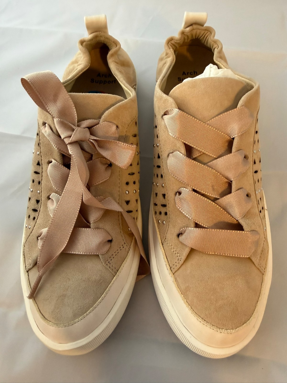 SoftWaves Women’s 7.87.41 Camel/Off White Shoe, Size 41 (10 US) NEW