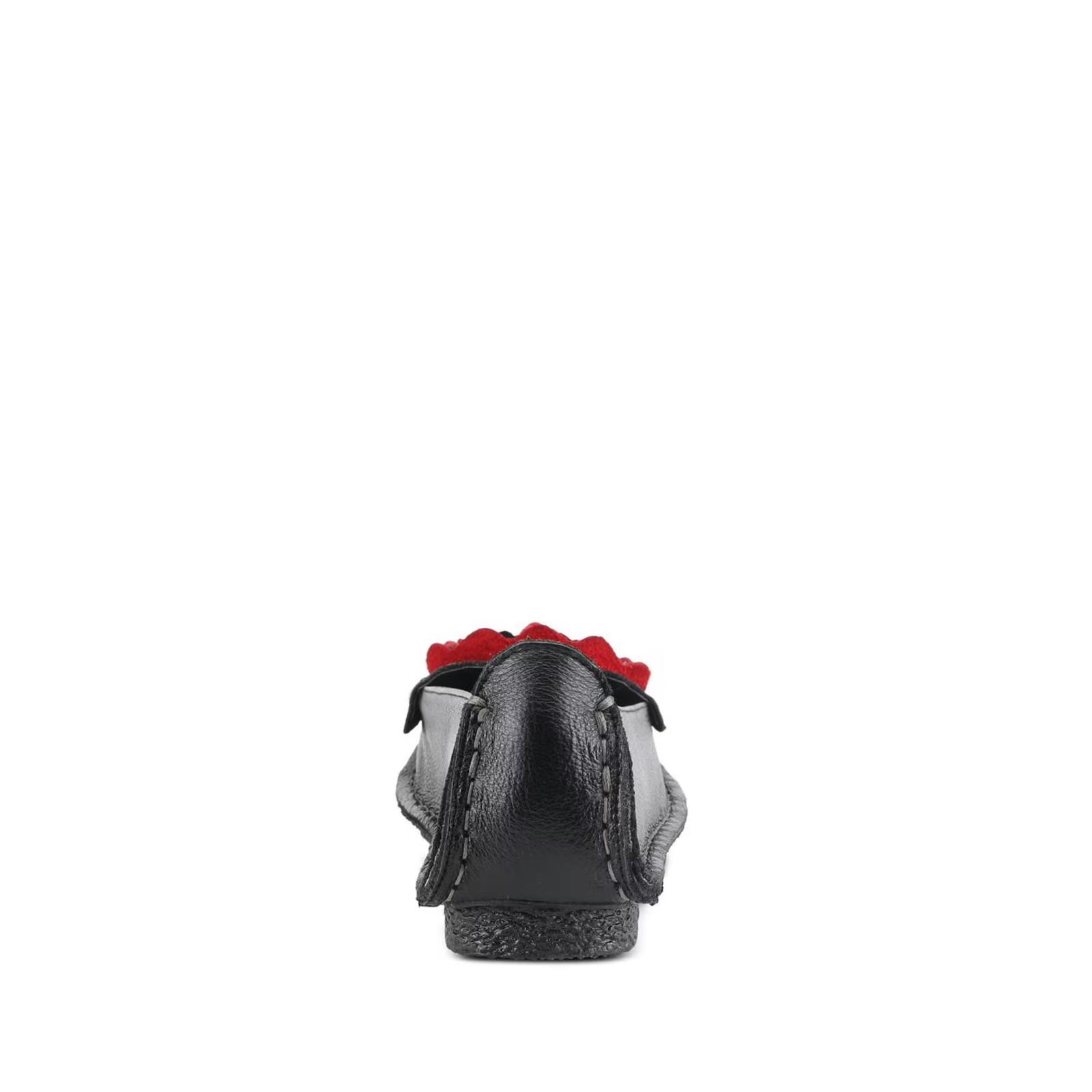L’Artiste Dezi Hand-Painted Leather, Ombre Finish, Flower Accent, Cushioned Inso