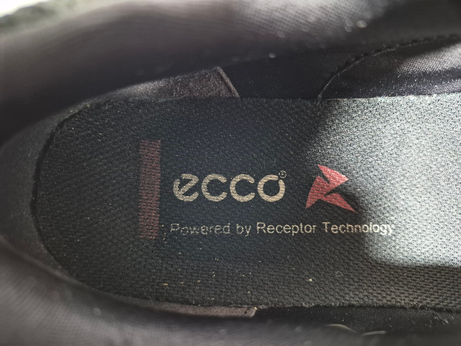 ECCO Women’s Black Grey Mary Jane Receptor Comfort Sandals Shoes US 8-8.5 EU 39L