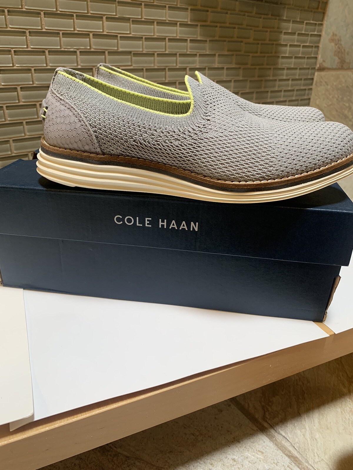 New Cole Haan Women Shoes Size 5.5 B Original Grand Cloud Loafers Sleet