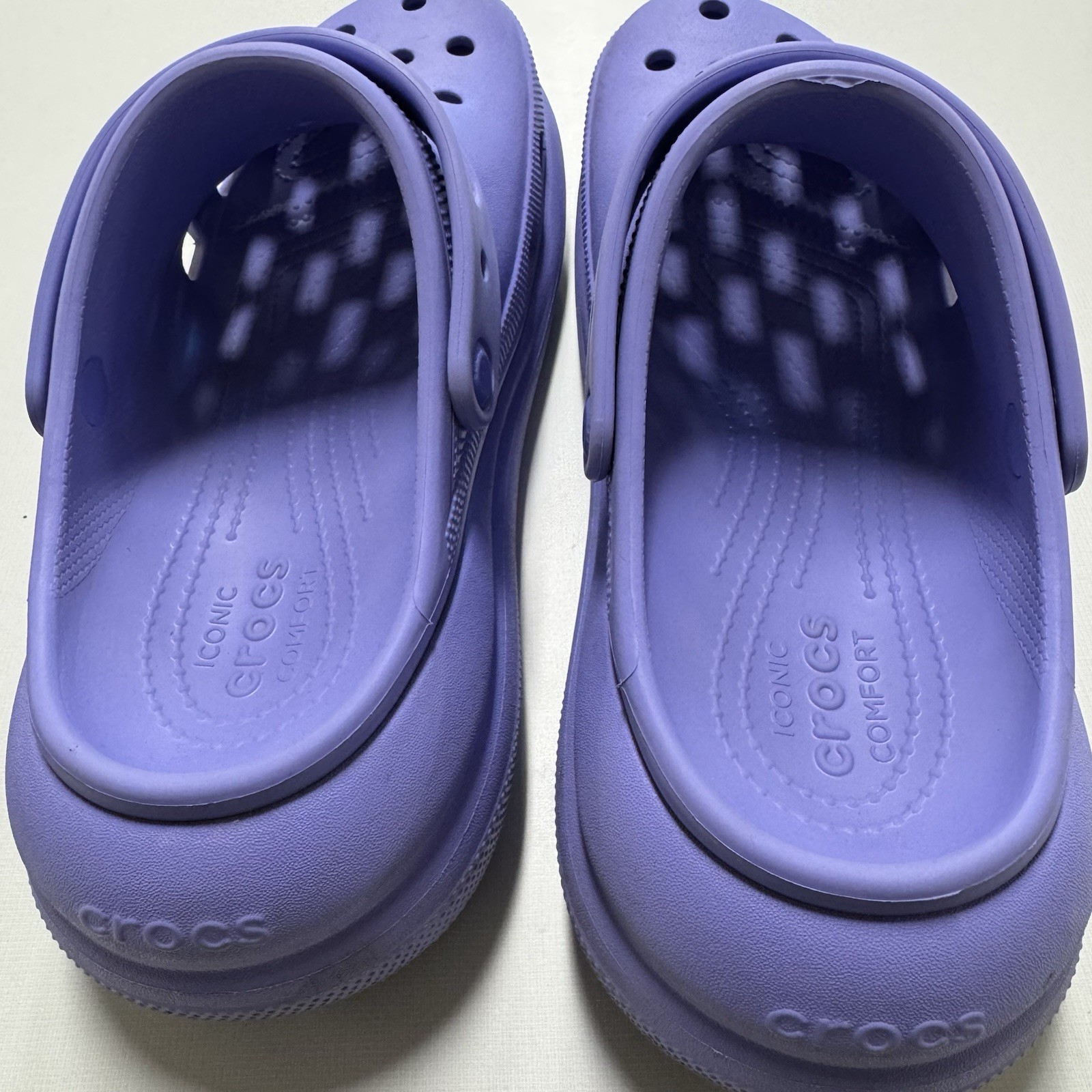 Crocs Platform Purple Size 11W Or 9M