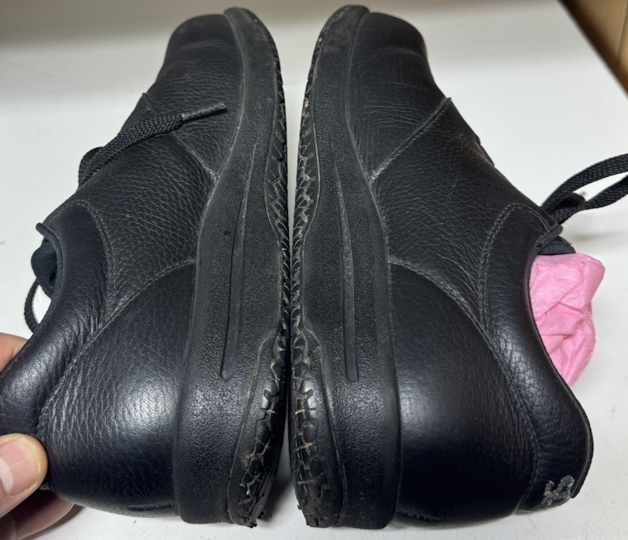 SAS Liberty Women’s 7.5 Wide W3 Black Leather Slip Resistant Work Shoes Comfort