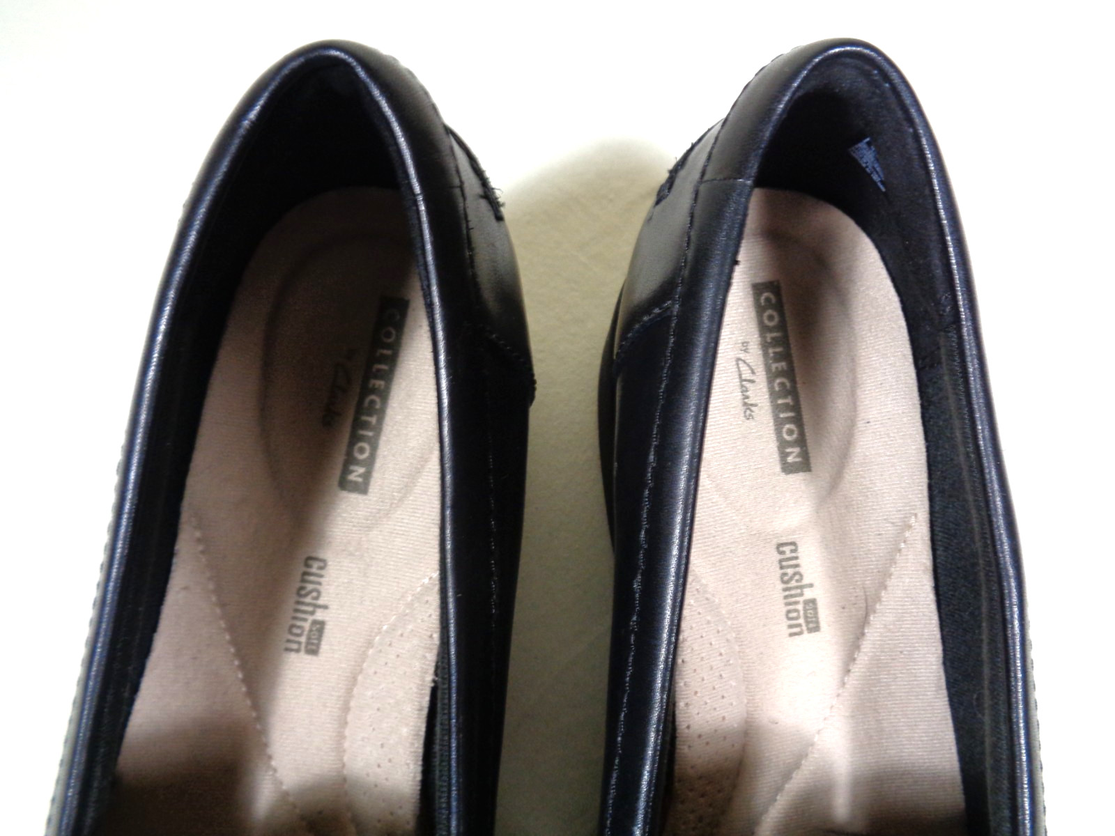 Clark’s collection Women’s size 9M Loafer Sharon Gracie Patent Black Tweed~ new