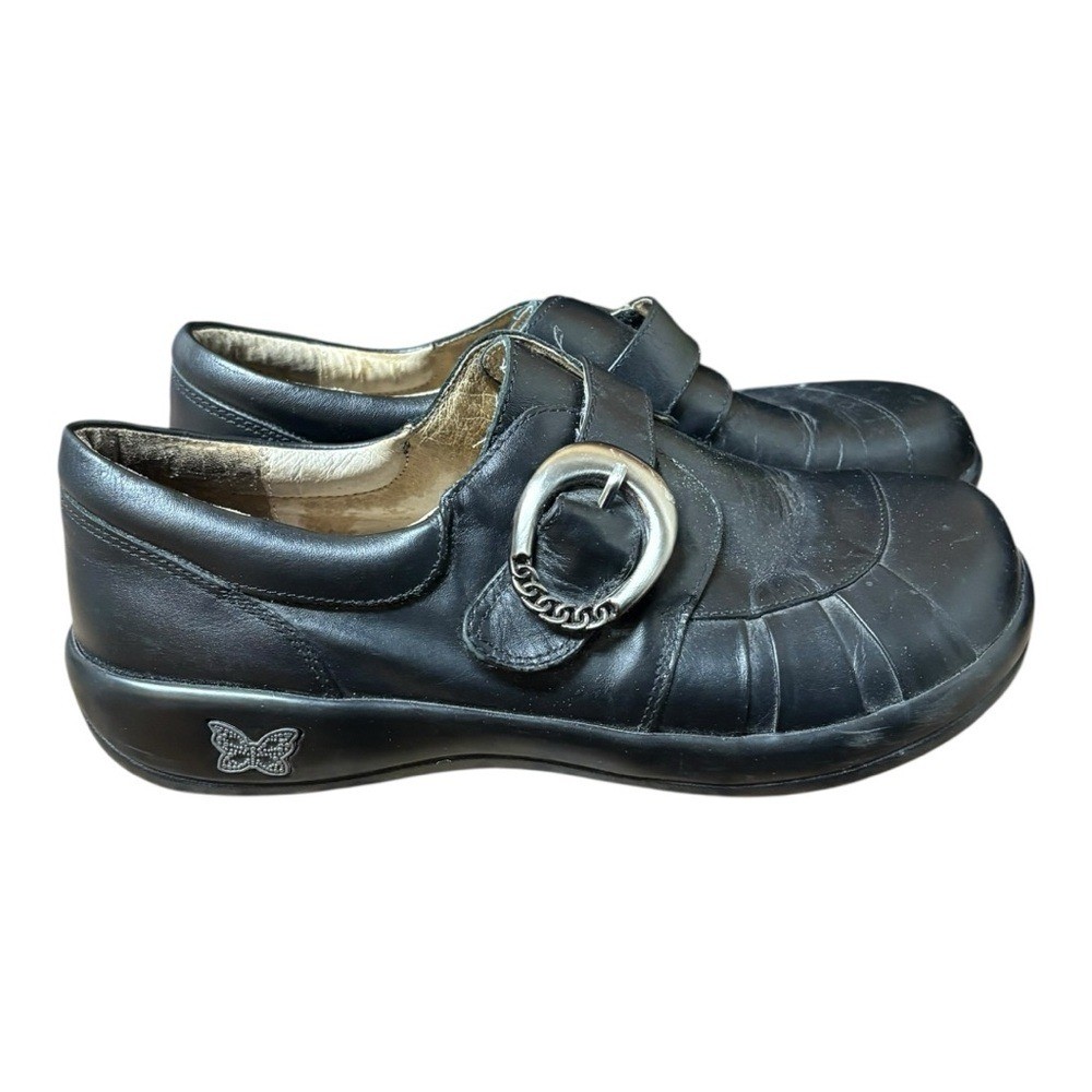 Alegria shoes women’s size EU 38 US 8-8.5 comfort leather walking black