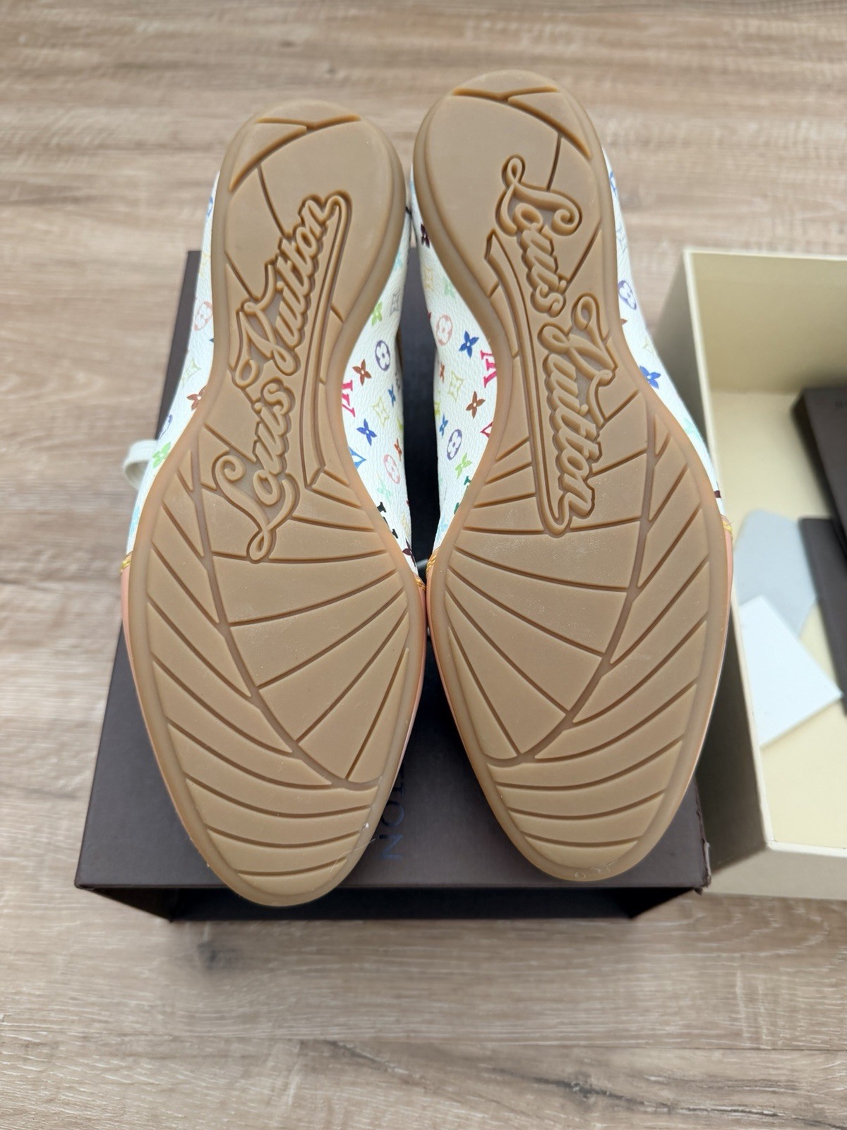 Louis Vuitton Multicolour Monogram Low Top Lace-Up Sneakers EU 39 US 7 GO1005