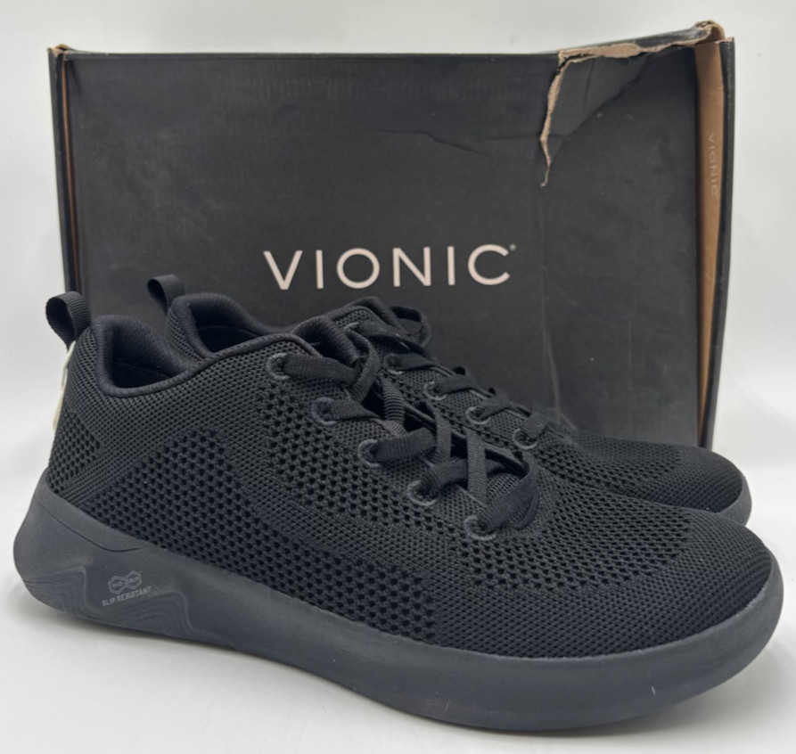 Vionic ARRIVAL KNIT Women’s NEW Lace-Up Casual Shoes Black Multiple Sizes