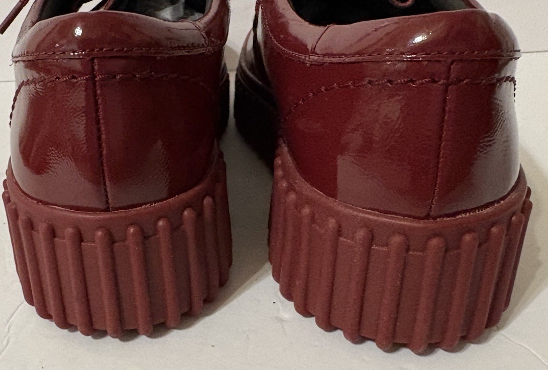Clark’s Collection Torhill Bee Burgundy Patent Leather 8.5