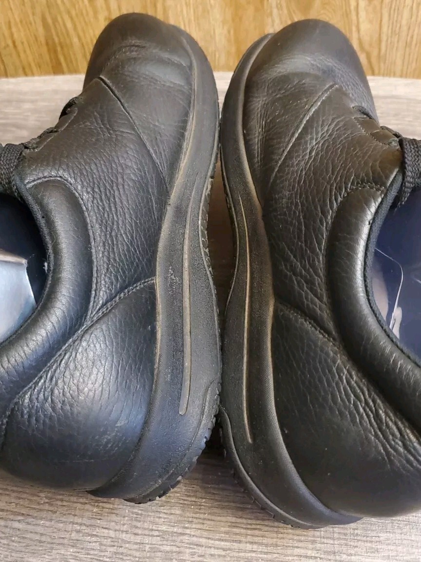 SAS Liberty Slip Resistant Lace Up Black Leather Shoes Womens Size 10.5 W3