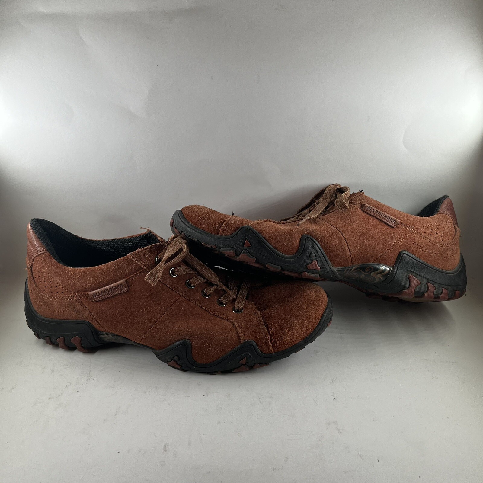 Allrounder Suede Comfort Sneakers Womens 10 Shoes Orange Activewear Athletic