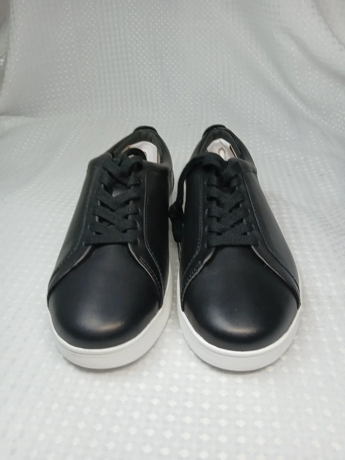 FitFlop Rally Women’s Sneaker US 5 Black Leather Low Top X22-001′,’FitFlop