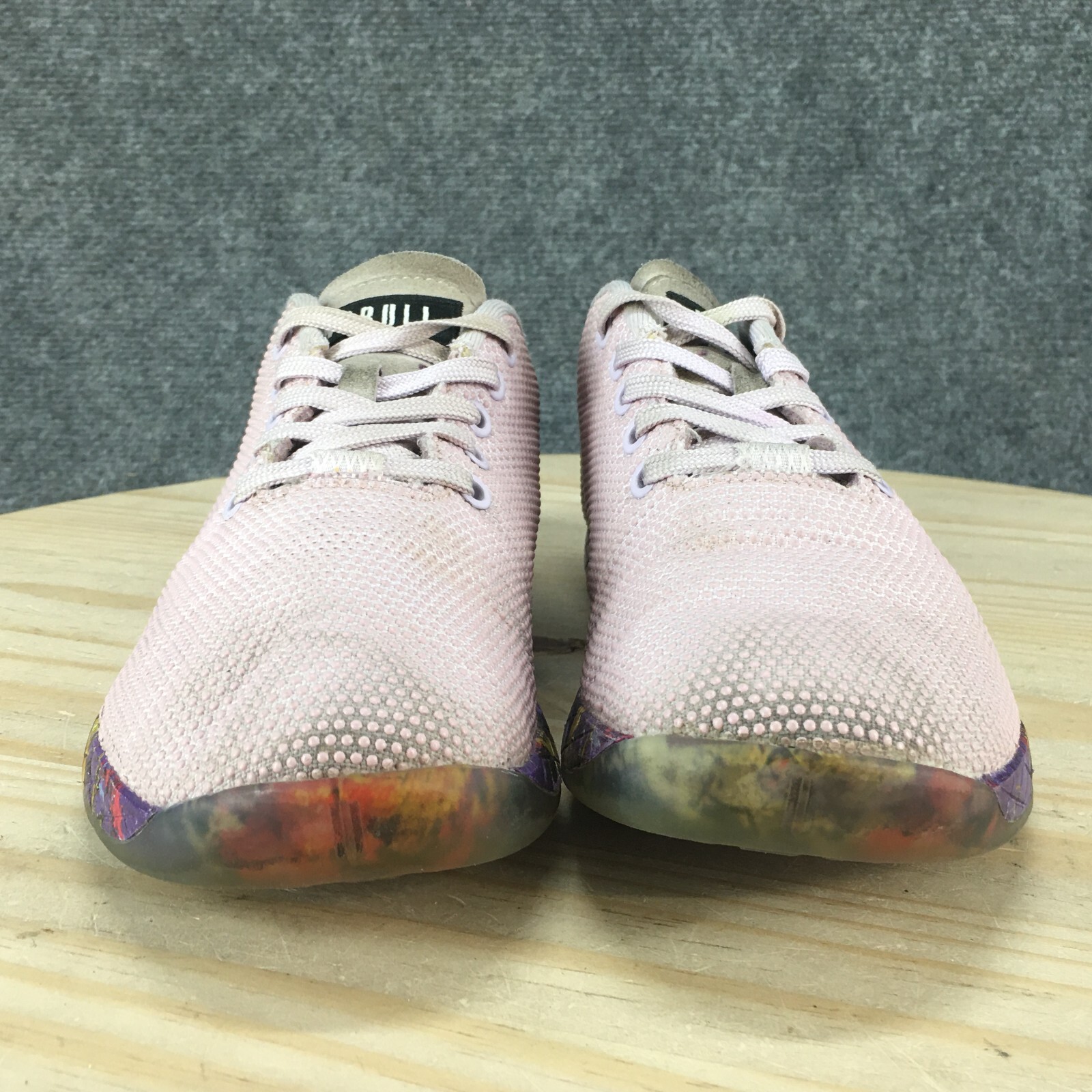 Nobull Shoes Womens 8 Training Sneakers Pink Mesh Lace Up Comfort Casual Sports