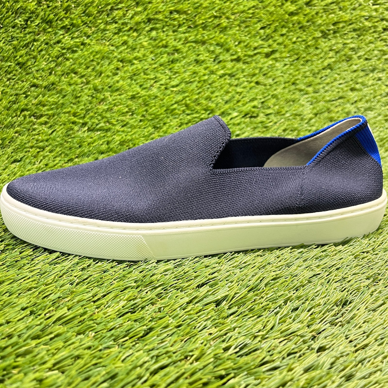 Rothy’s The Original Womens Size 10.5 Blue Casual Walking Slip On Shoes Sneakers