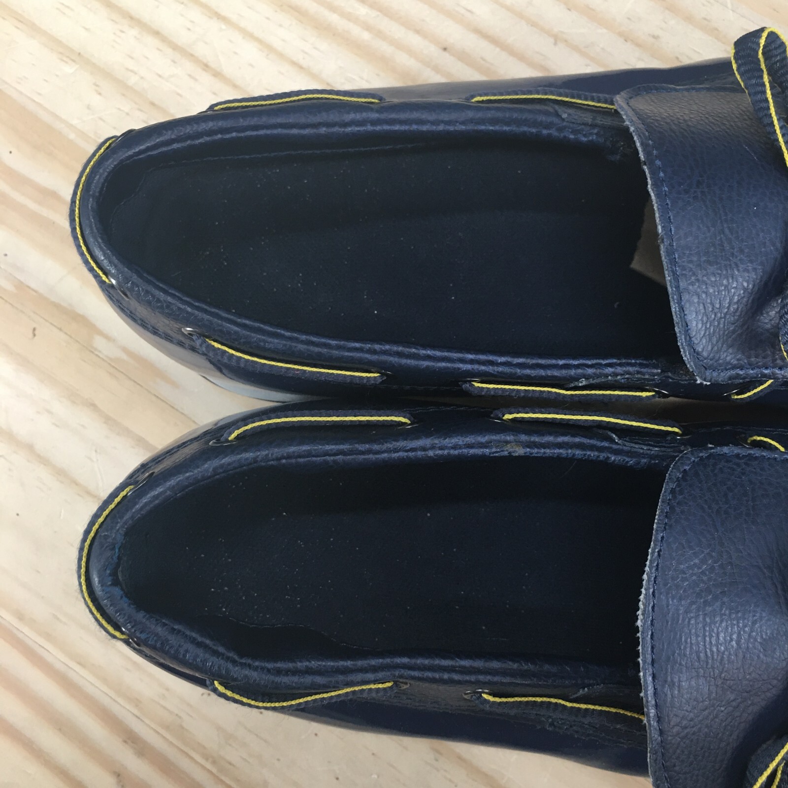 Cougar Shoes Womens 11 M Hello Loafers Blue Faux Leather Lace Up Casual Comfort