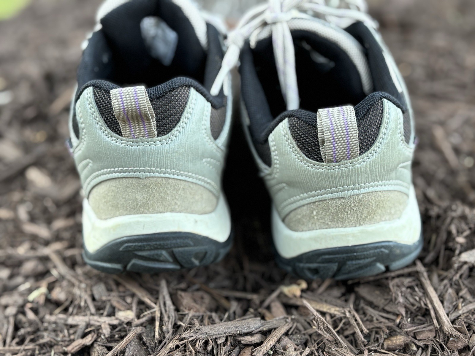Magellan Outdoors Women’s Brown/Purple Sonora Pass Low Hiker Shoes, Size 8.5