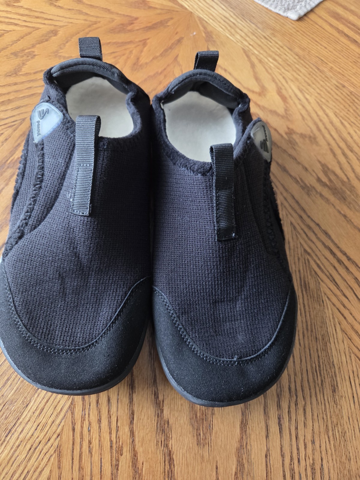 Spesoul Womens Wide Walking Shoes Adjustable Diabetic Breathable Cloth Black New